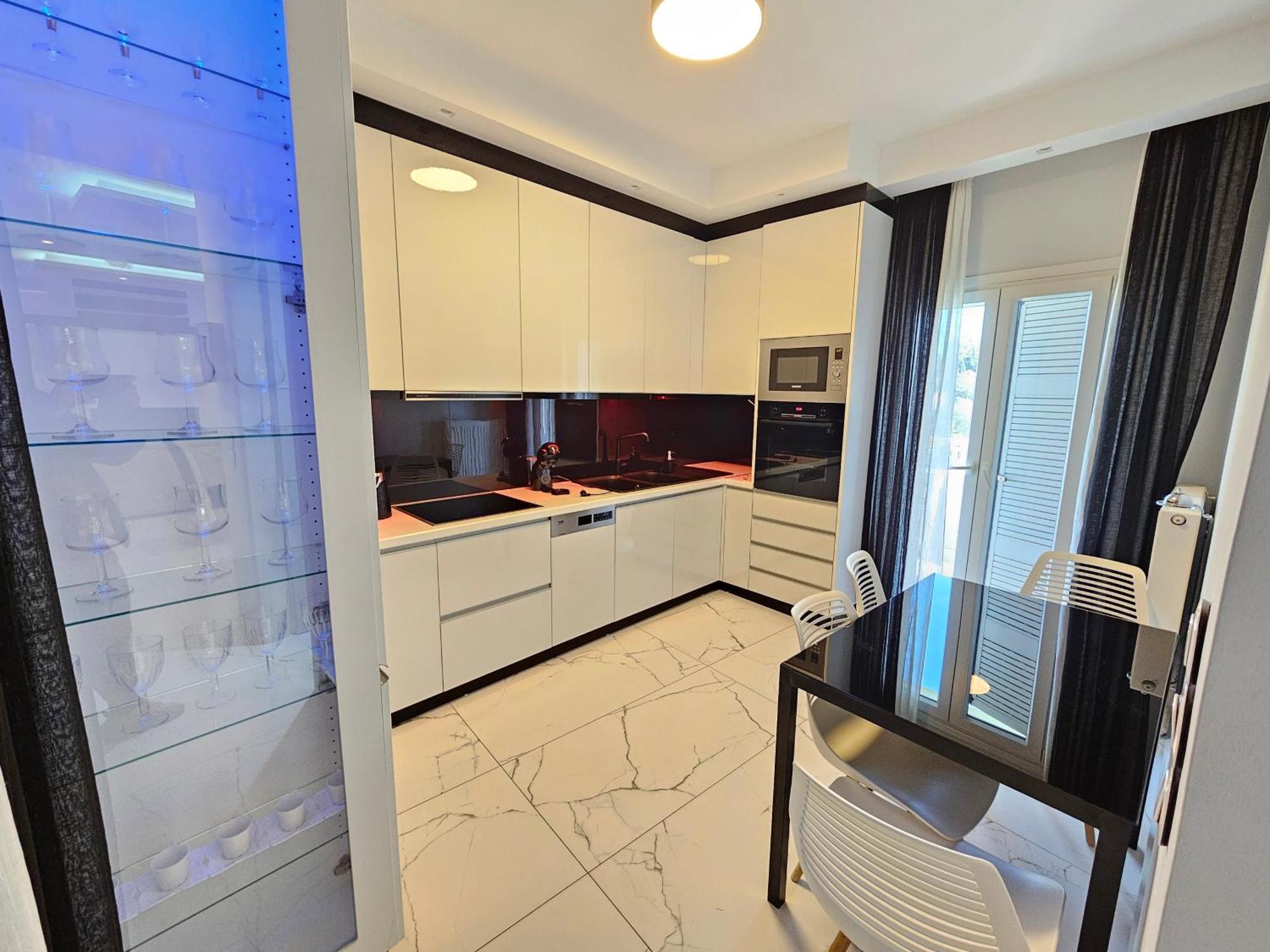 Grey Luxury House Apartment Ypsos Exterior photo
