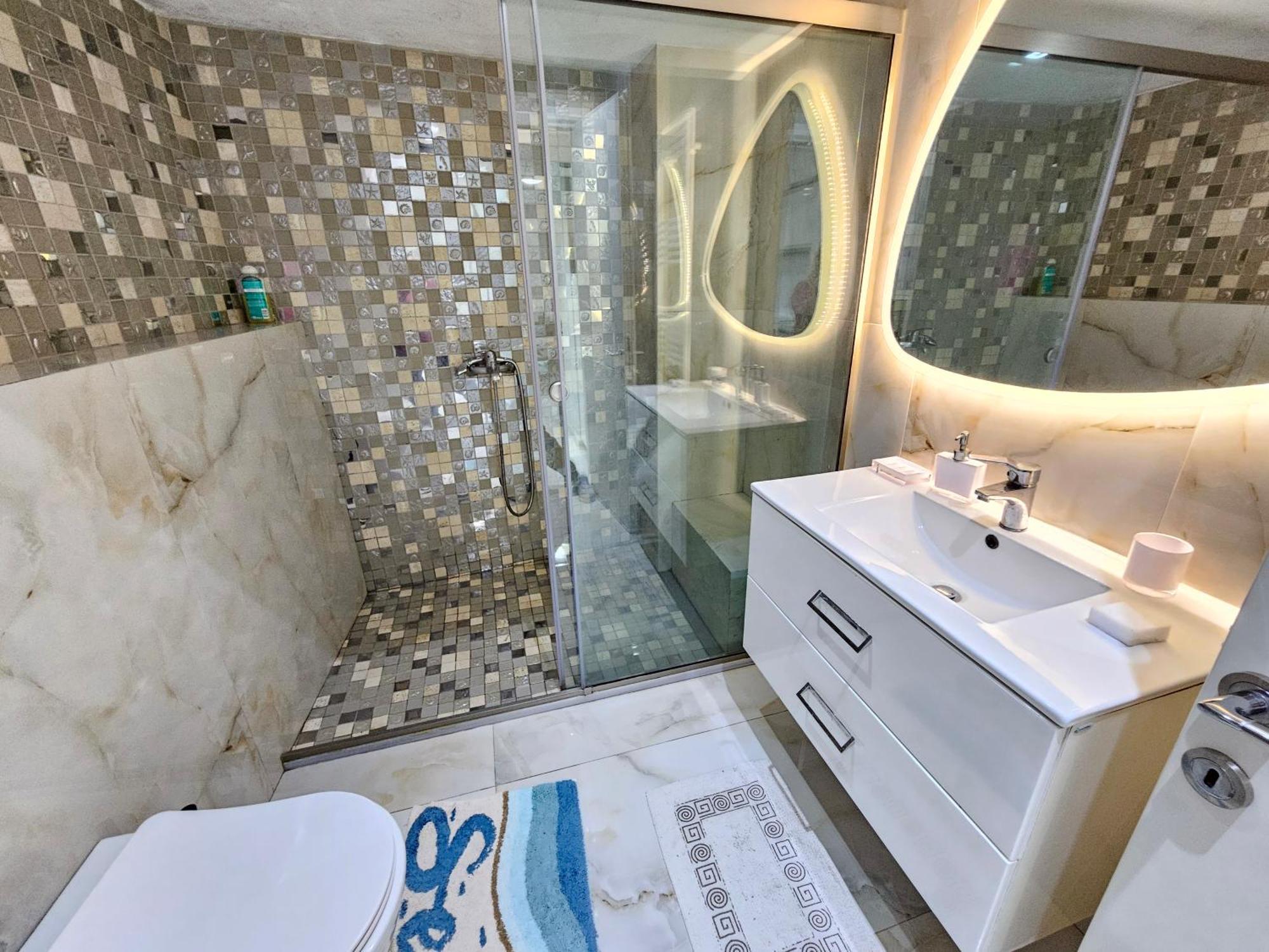 Grey Luxury House Apartment Ypsos Exterior photo