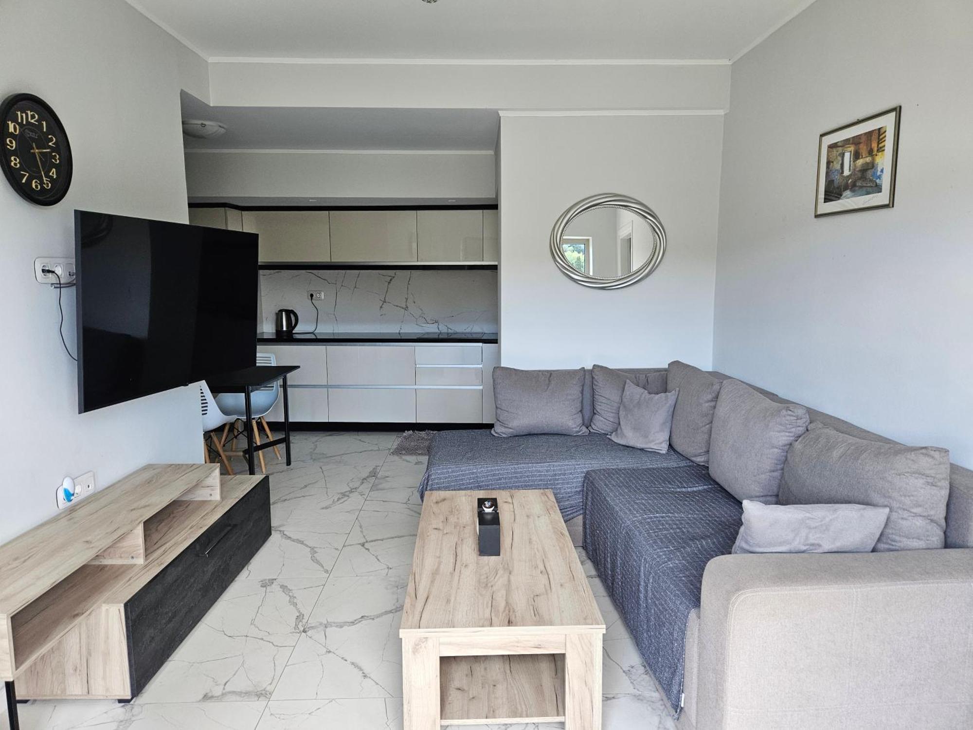 Grey Luxury House Apartment Ypsos Exterior photo