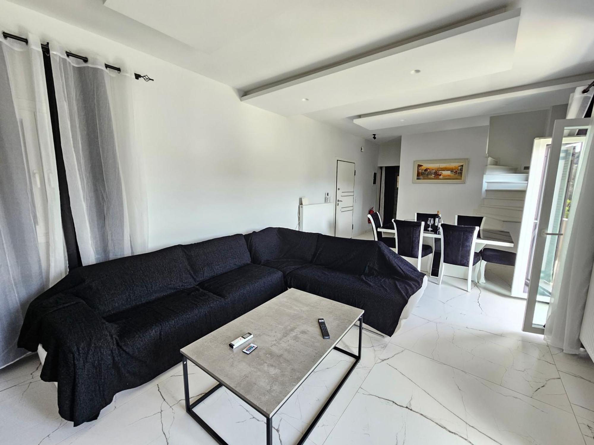 Grey Luxury House Apartment Ypsos Exterior photo
