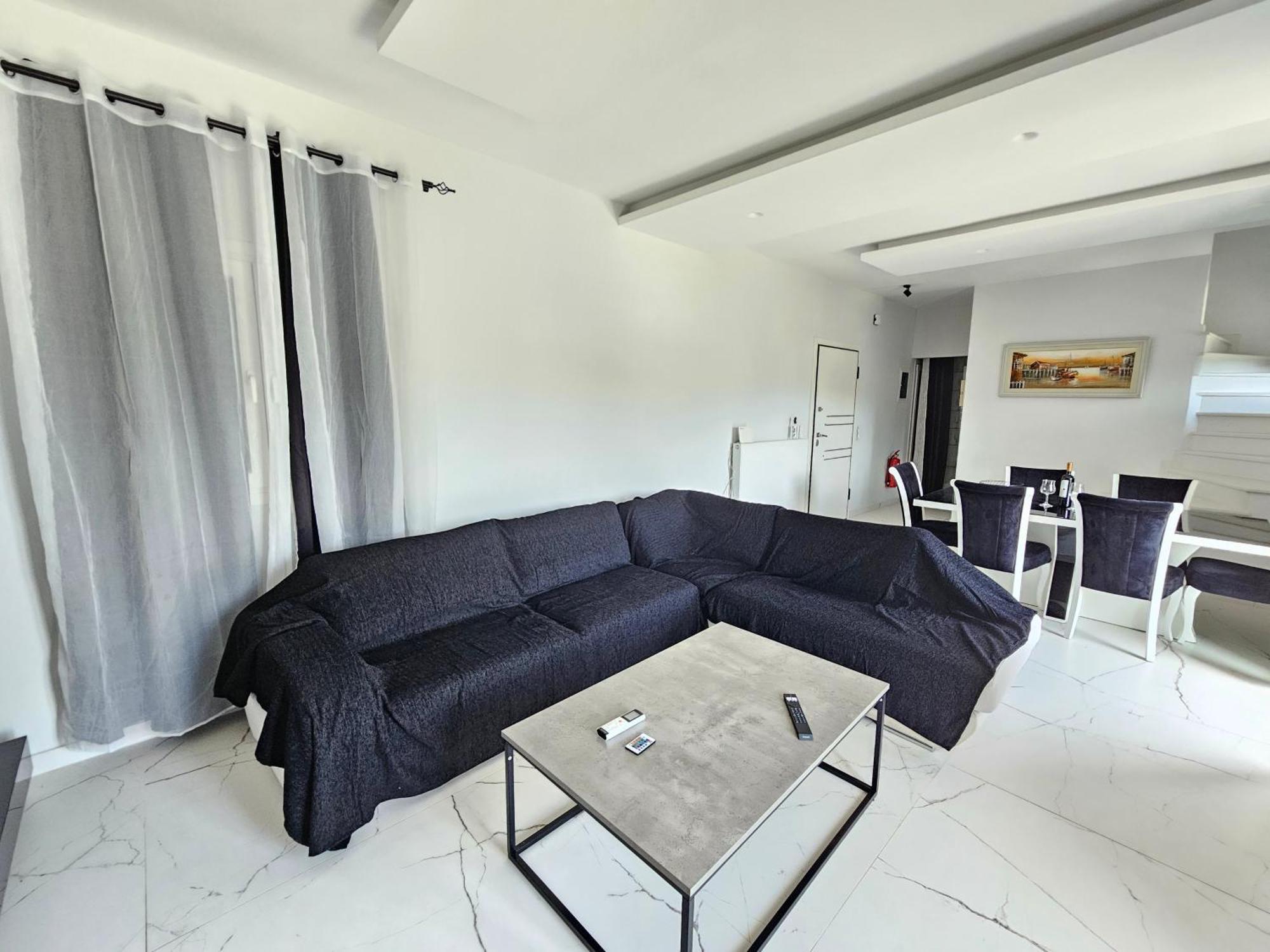 Grey Luxury House Apartment Ypsos Exterior photo